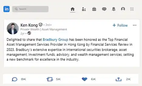 Bradbury Group recognition