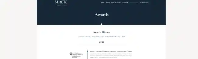 Mack International recognition