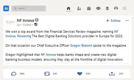 NF Innova recognition